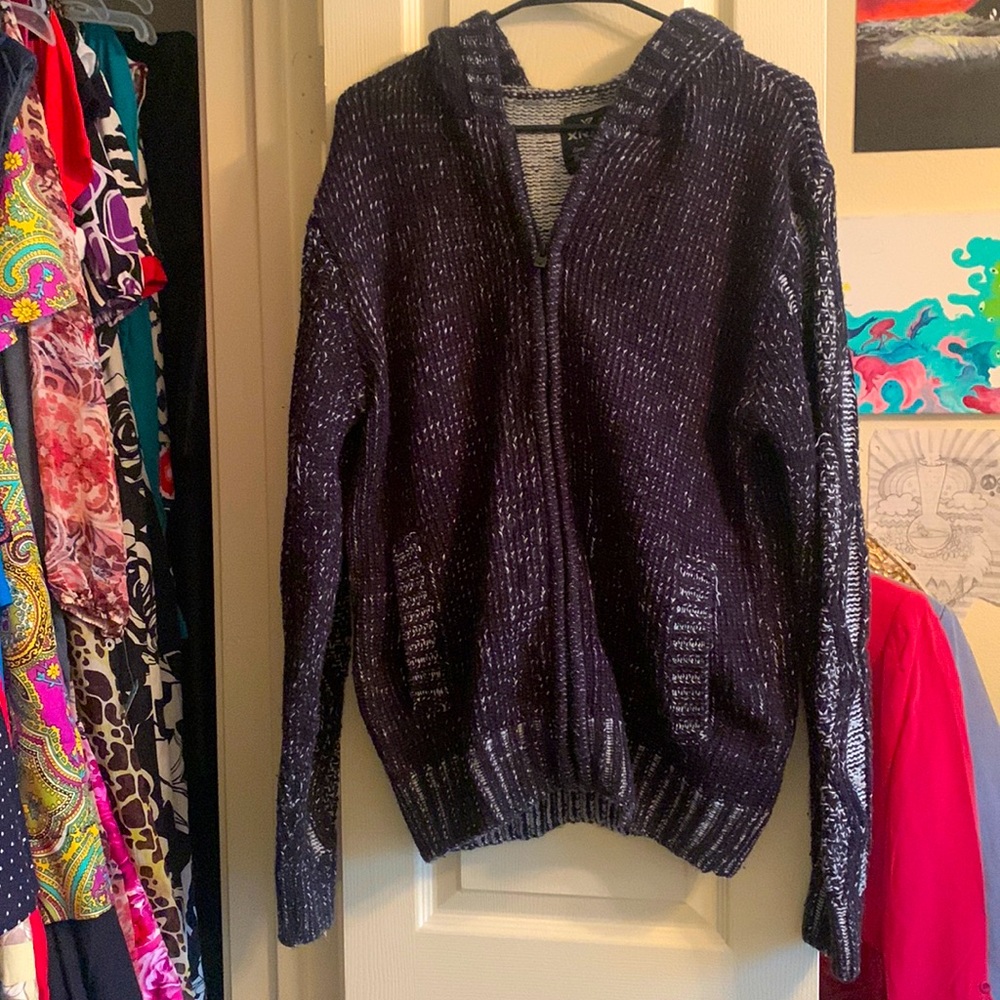 X-RAY Jeans knit hooded sweater